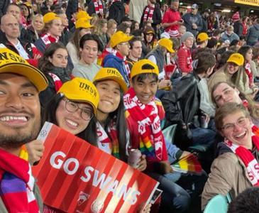 UNSW turn up in numbers during Pride Game